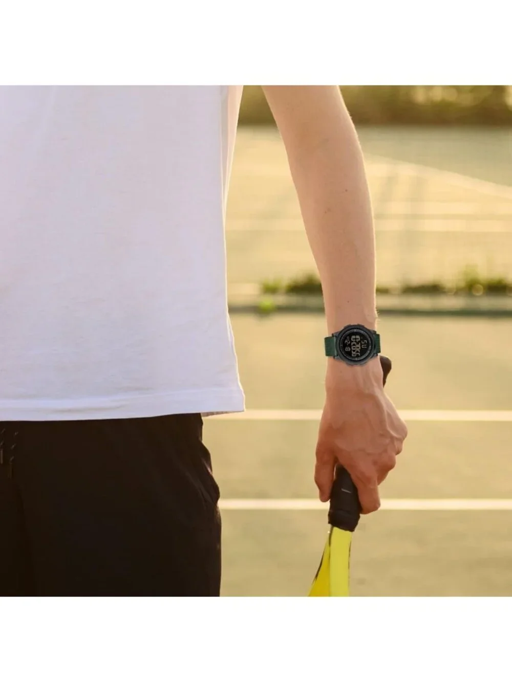 Ultra-Thin Minimalist Waterproof Digital Sports Watch | Wide-Angle Display